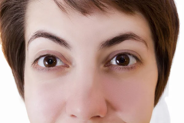 Ojos de una mujer joven — Foto de Stock