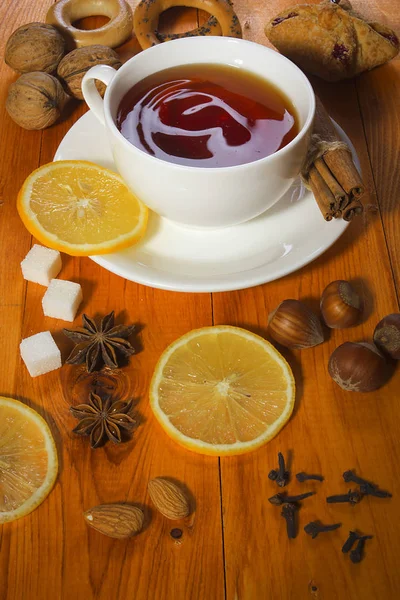 Çay ve baharatlar — Stok fotoğraf