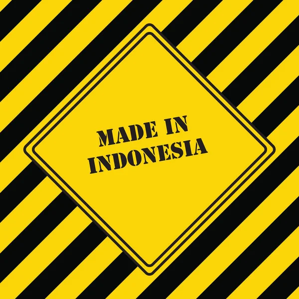 Indonézia tett — Stock Vector