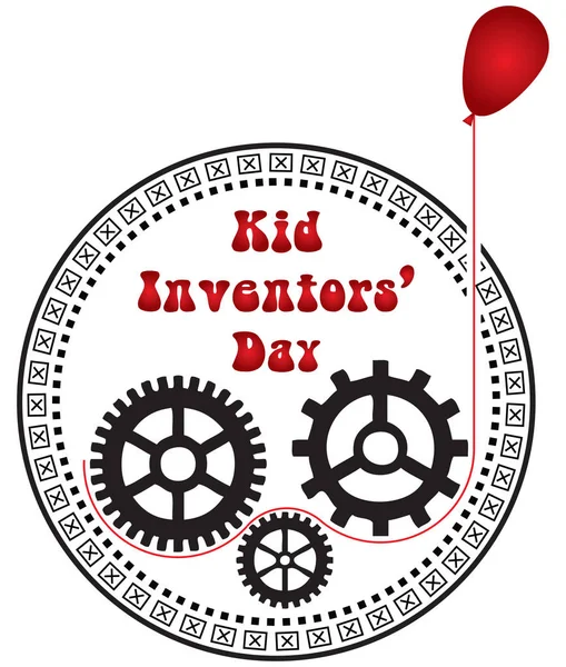 Dia dos Inventores de Crianças — Vetor de Stock
