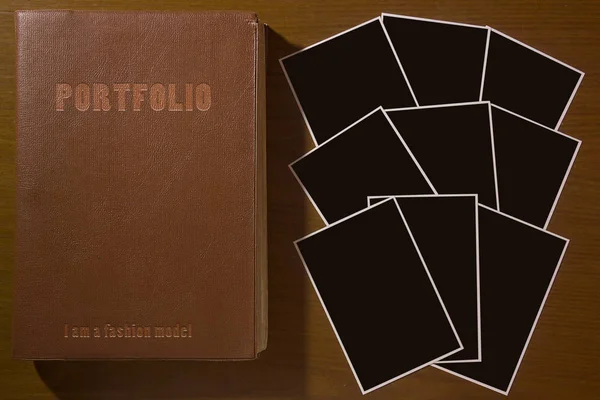 Pamiętnik modelu - Portfolio — Zdjęcie stockowe