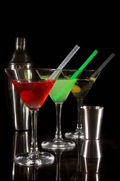 Collezione di cocktail colorati — Foto Stock