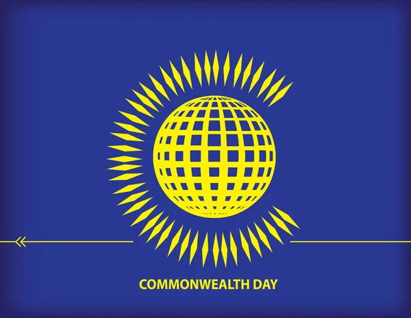 Dia da Commonwealth Poster — Vetor de Stock