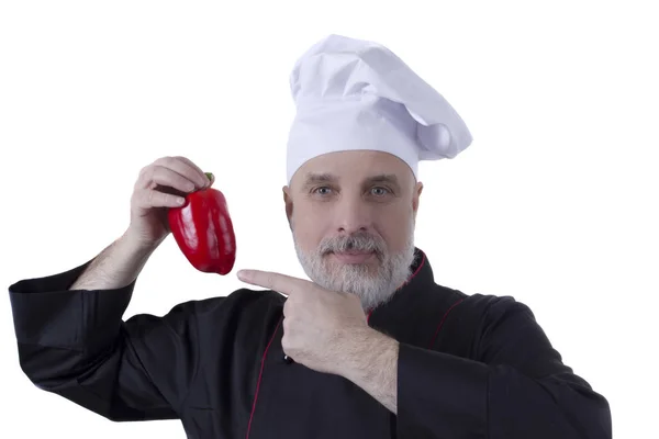 Cuisiner avec une barbe — Photo