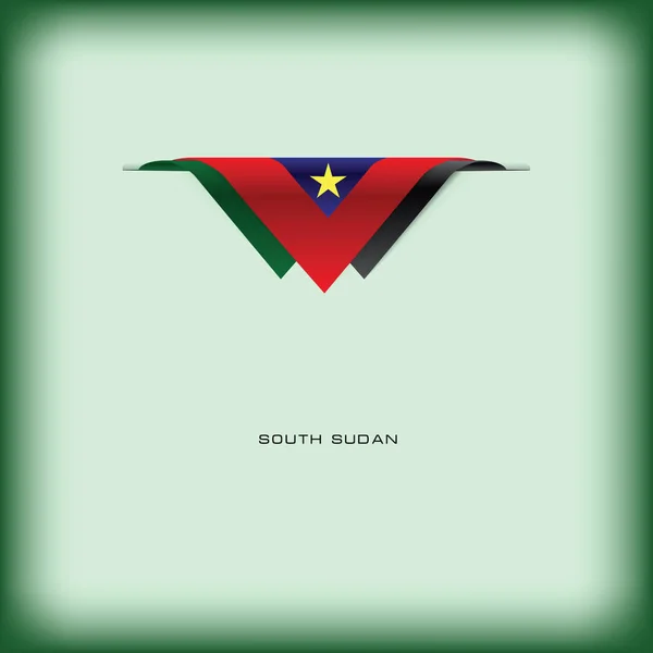 National flag South Sudan — Stock Vector