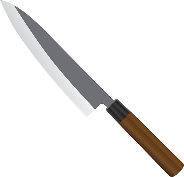 Cuchillo de cocina profesional — Vector de stock