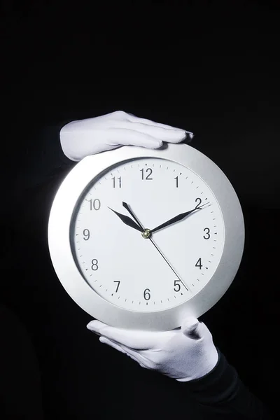 Relógio na mão — Fotografia de Stock