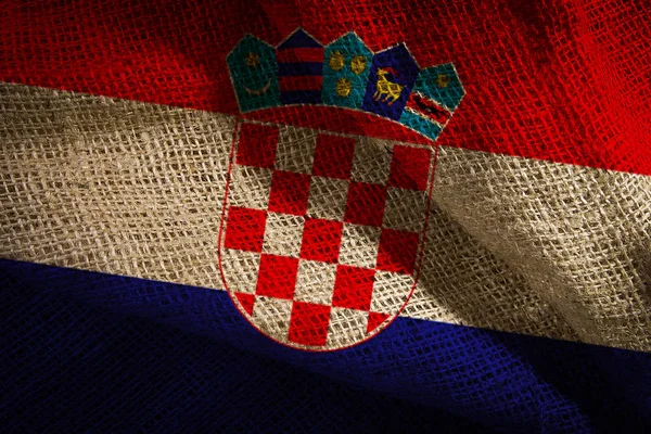 State flag of Croatia — Stock Photo, Image