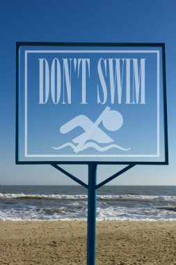 Warning Do not swim