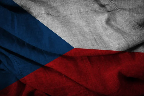 Bandeira do Estado de República Checa — Fotografia de Stock