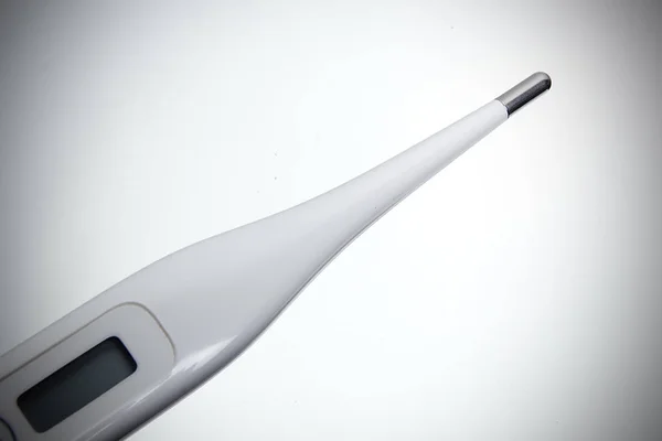 Medyczny Termometr Elektroniczny Białym Tle — Zdjęcie stockowe