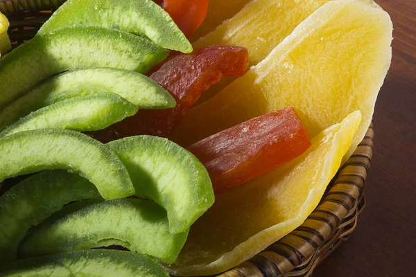Renkli Meyve Şekerli Meyvelerin Karışımı — Stok fotoğraf