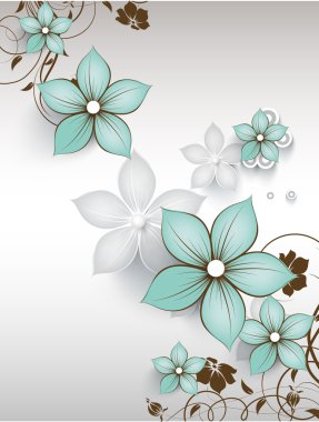 soyut çiçek arkaplanı