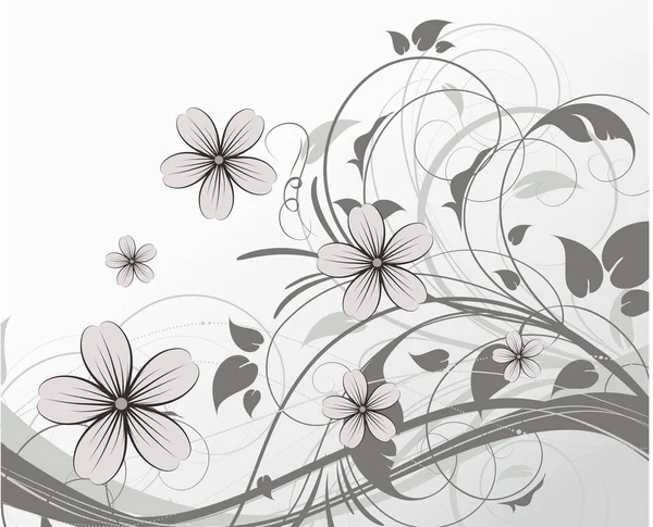 Abstraktní květinové pozadí — Stockový vektor