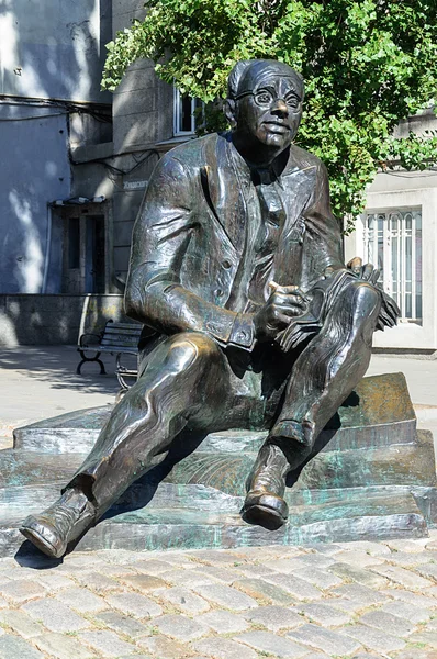 Monumento al escritor Isaak Babel en Odessa — Foto de Stock