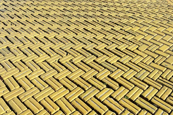 Fondo de la carretera de azulejos amarillos — Foto de Stock