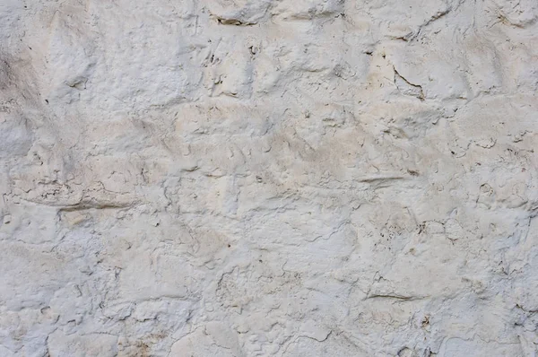 Rude fond de mur en pierre blanche — Photo