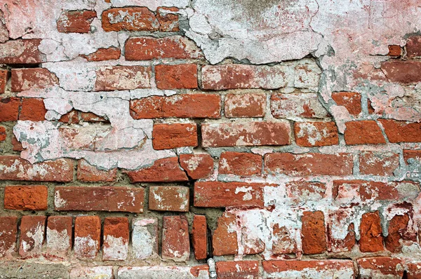 Old red brick wall background — Stock Photo, Image