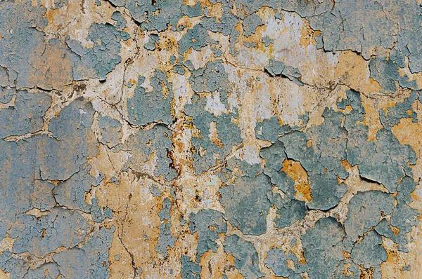 Concrete wall with old peeling paint — Stock Photo, Image