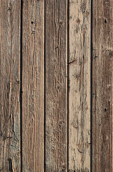 Textura zvětralé hnědý dřevěný plot — Stock fotografie