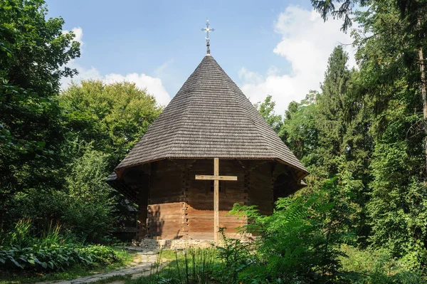 Old Ukrainian wooden church — Stock Photo, Image