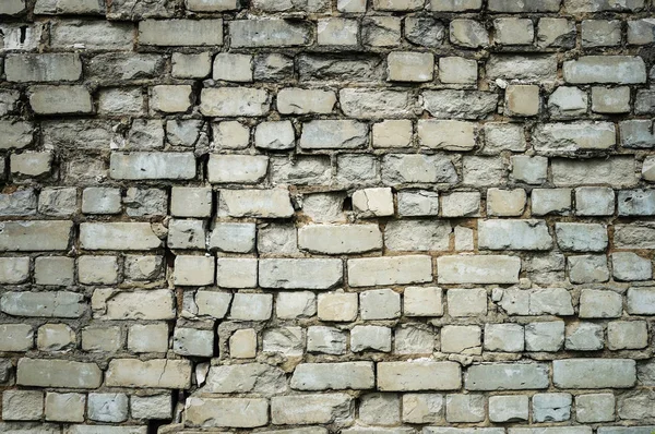 Oude witte bakstenen muur textuur — Stockfoto