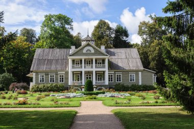 Petrovskoye, Pushkinskiye Gory, Rusya-10 Eylül 2015: Peter Abramovich ve Benjamin Petrovich Hannibal 'ın malikanesi. Devlet Müzesi-A. S. Pushkin rezerv.