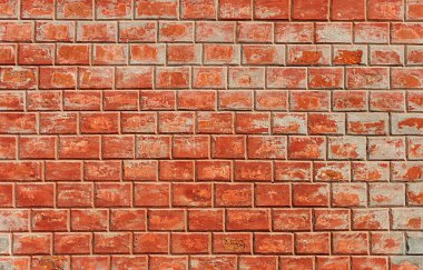 Eski kırmızı tuğla duvar arkaplanı