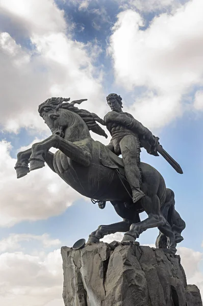 Monumento a David Sasuntsi em Erevan — Fotografia de Stock