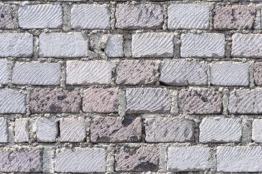 Işık gri tuğla duvar doku