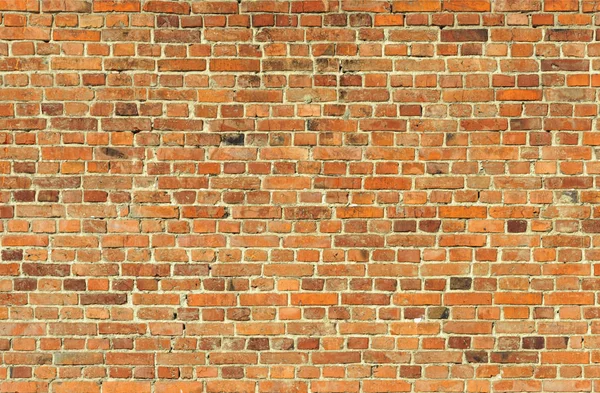 Eski kahverengi tuğla duvar arkaplanı — Stok fotoğraf