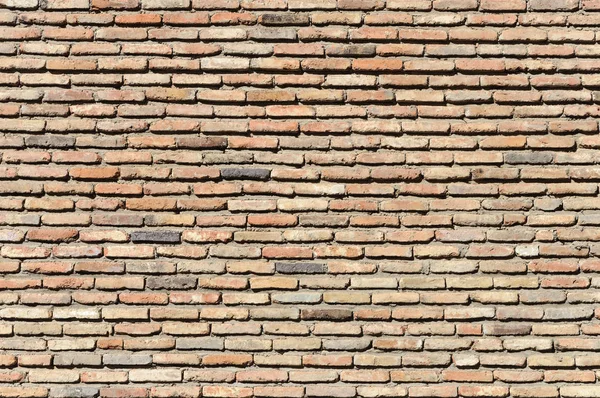 Old brown brick wall background — Stock Photo, Image