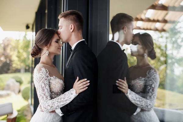 Casamento Amoroso Hotel Numa Lua Mel Conceito Lua Mel Relações — Fotografia de Stock