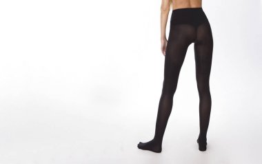 Siyah klasik çorap modeli