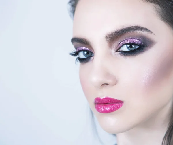 Artística fuerte noche maquillaje . — Foto de Stock