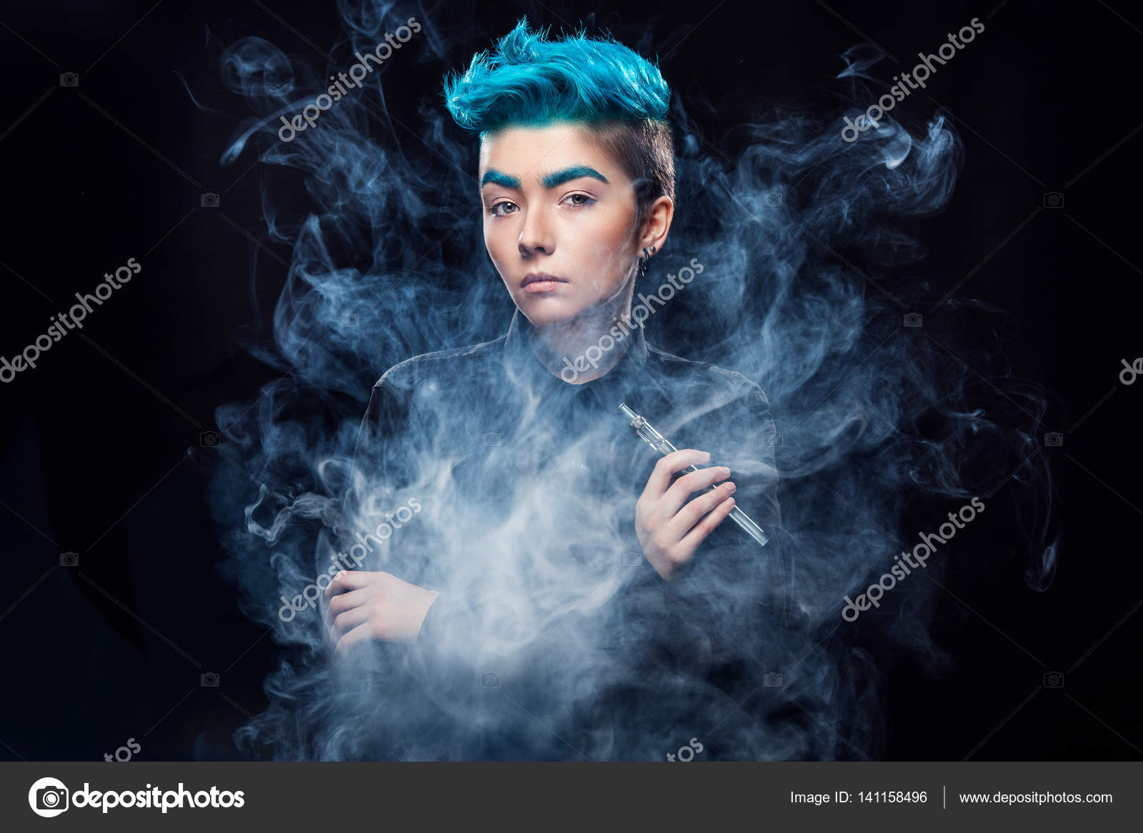 Hipster Girl Smoking Hipster Girl Smoking