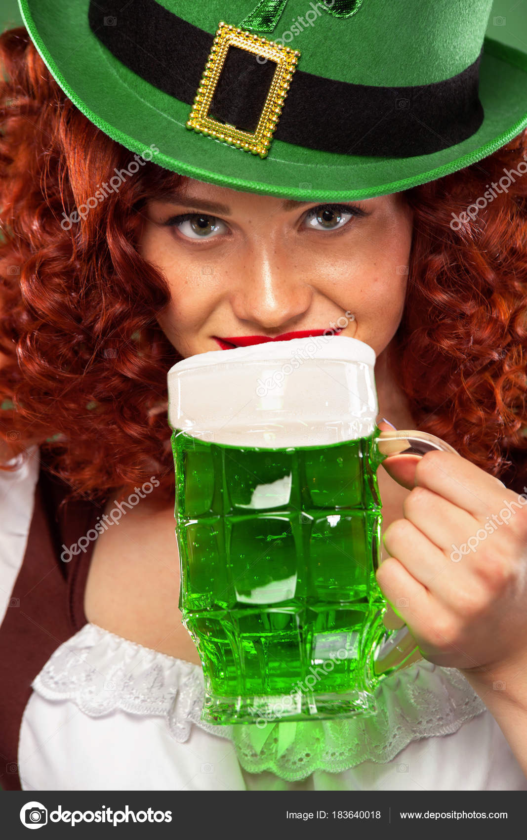 porn st patrick day redhead