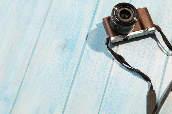 Retro style camera — Stock Photo, Image