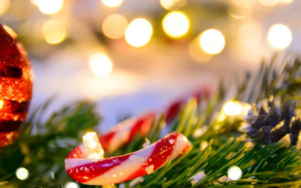 दिवे ख्रिसमस फायर झाड — स्टॉक फोटो, इमेज