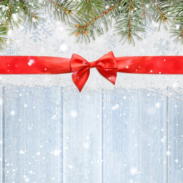 Snöiga glittrande jul eller nyår bakgrund — Stockfoto