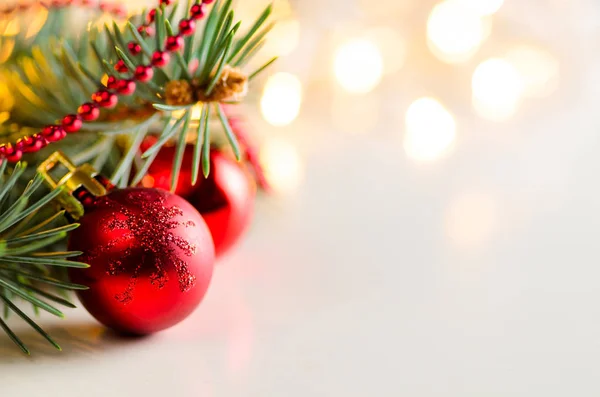 Jul och nyår fir tree — Stockfoto