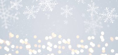 Neşeli Noel arka planı gri