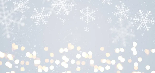 Grå festlig jul bakgrund — Stockfoto