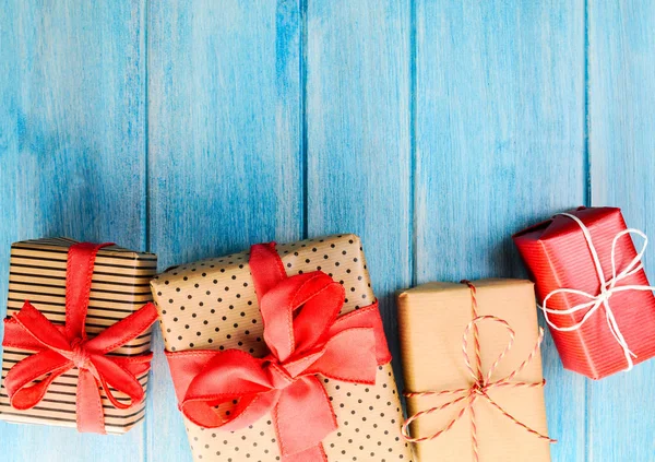Kerstmis of Nieuwjaar handgemaakte cadeautjes — Stockfoto