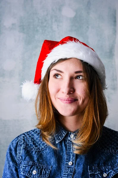 Feliz Navidad mujer — Foto de Stock