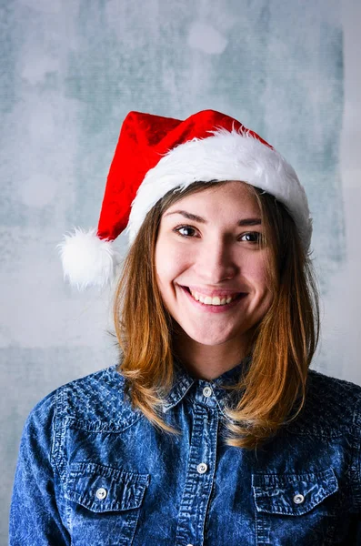 Boldog Karácsony nő — Stock Fotó