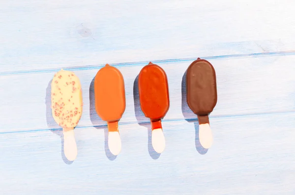 Ice creams on table — Stock Photo, Image