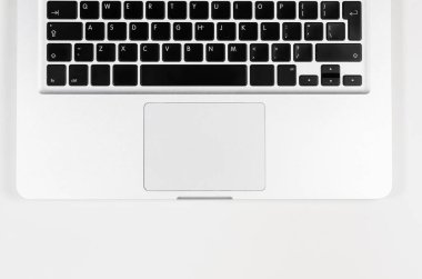 Modern dizüstü bilgisayar, üstten görünüm