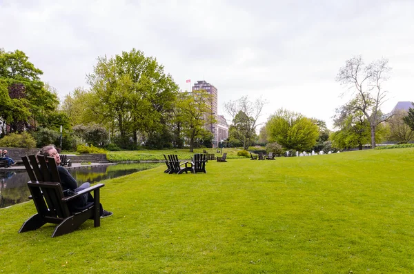 Görünüm Hamburg, Almanya — Stok fotoğraf