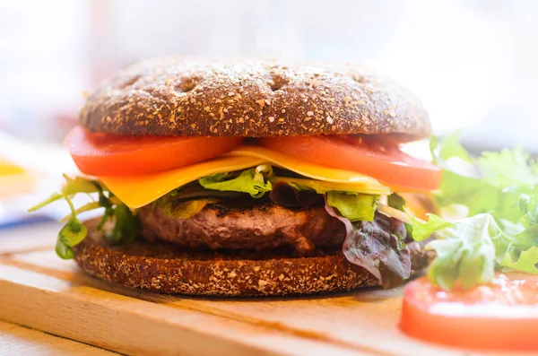 Diy Beef Burger — Stockfoto